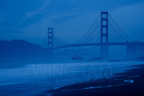 Golden Gate Bridge in Fog